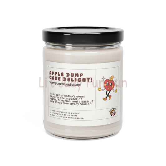 Apple Dump Cake Delight Soy Candle, 9oz