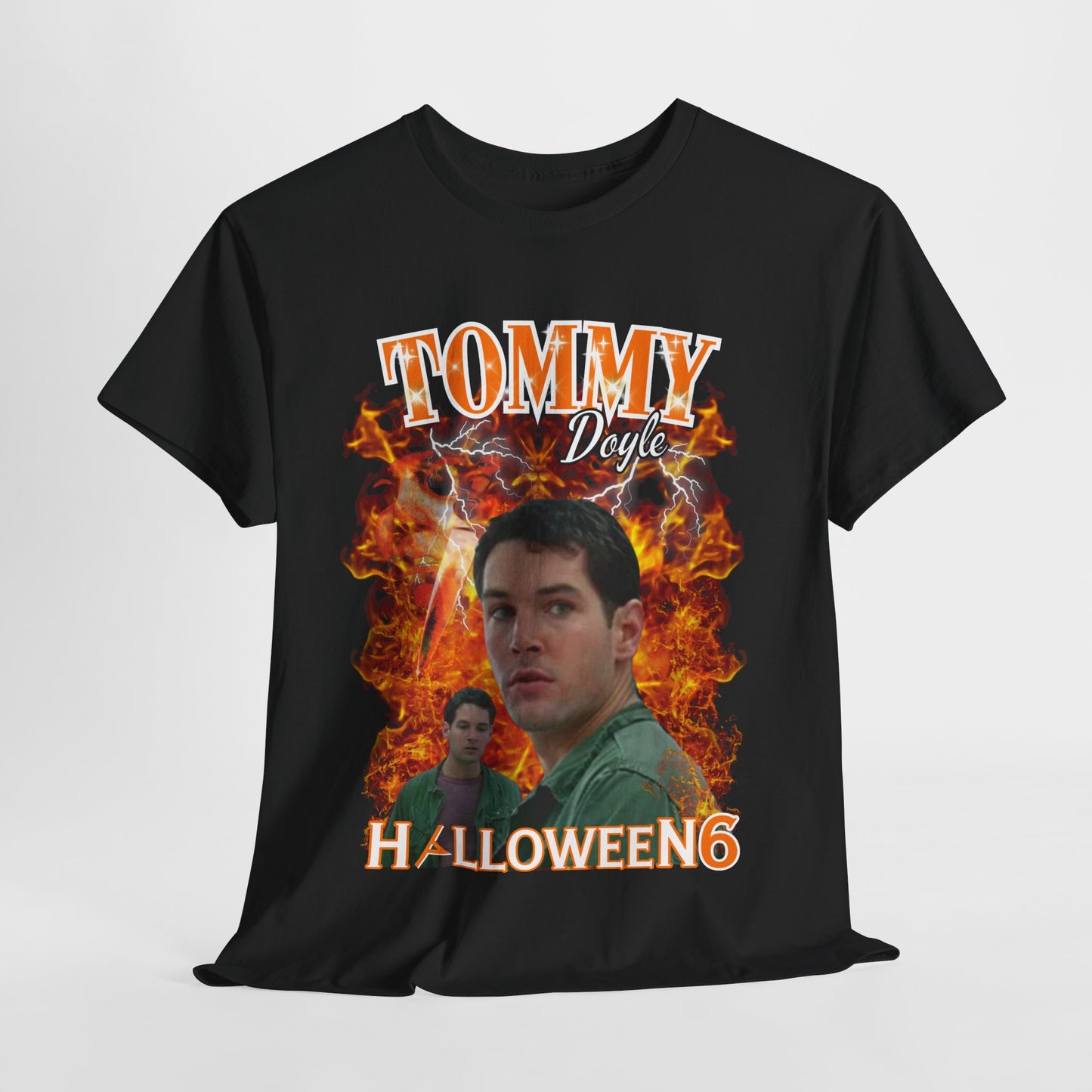 Paul Rudd as Tommy Doyle in “Halloween: The Curse of Michael Myers” Boyfriend/Girlfriend Bootleg Style T-Shirt