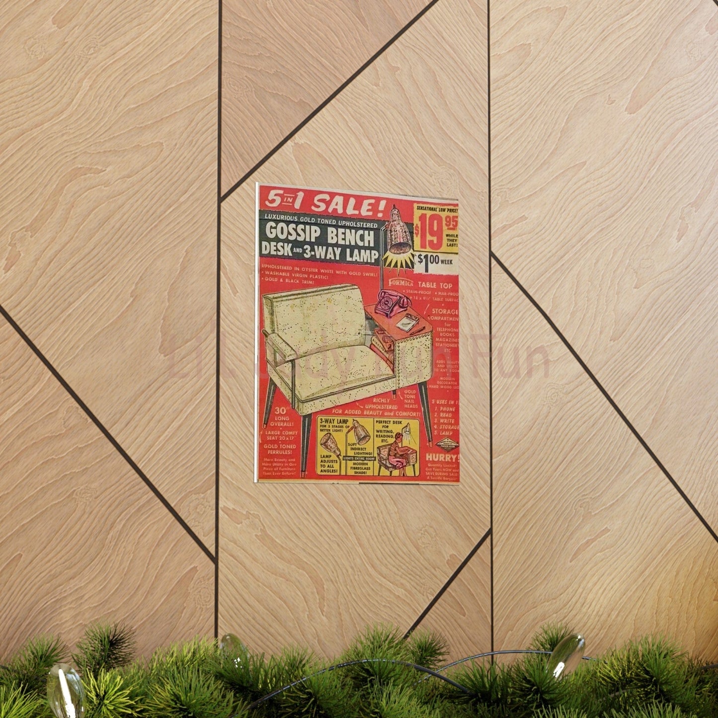 The Gossip Bench Poster