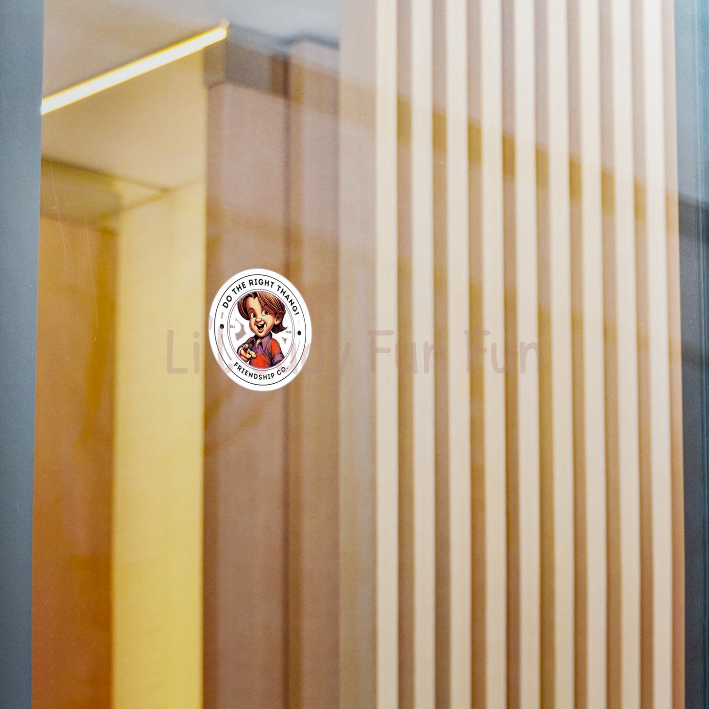 "Do The Right Thang" Version 3 Kiss-Cut Stickers