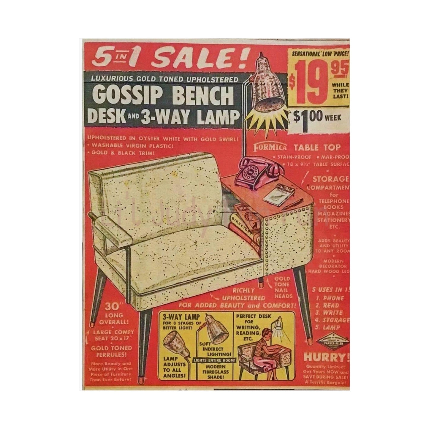 The Gossip Bench Poster