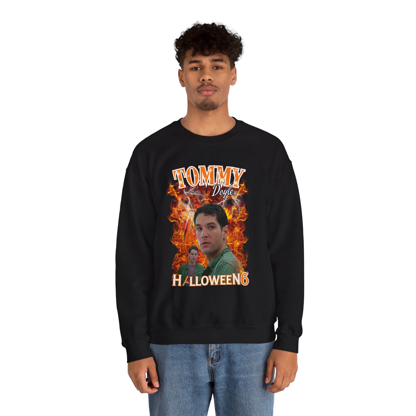 Paul Rudd as Tommy Doyle in “Halloween: The Curse of Michael Myers” Boyfriend/Girlfriend Bootleg Style T-Shirt Crewneck Sweatshirt