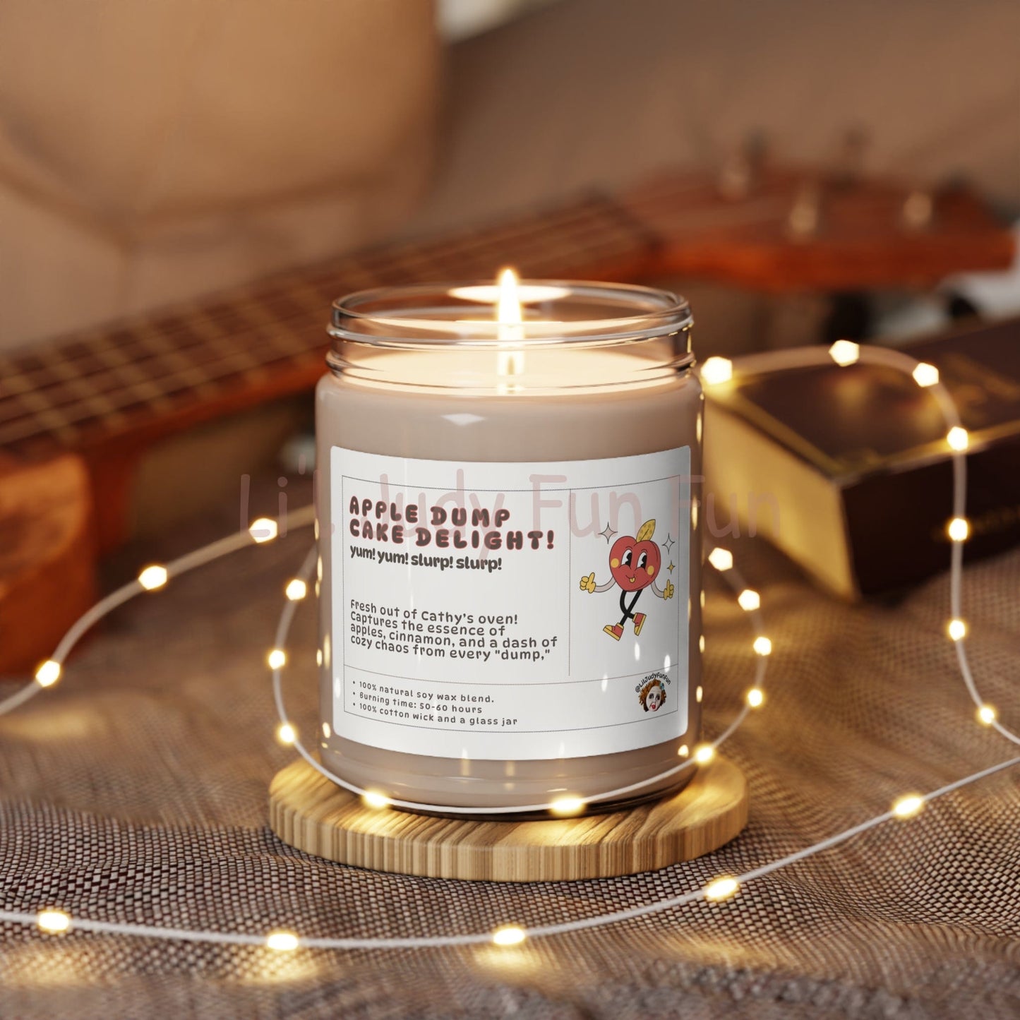 Apple Dump Cake Delight Soy Candle, 9oz
