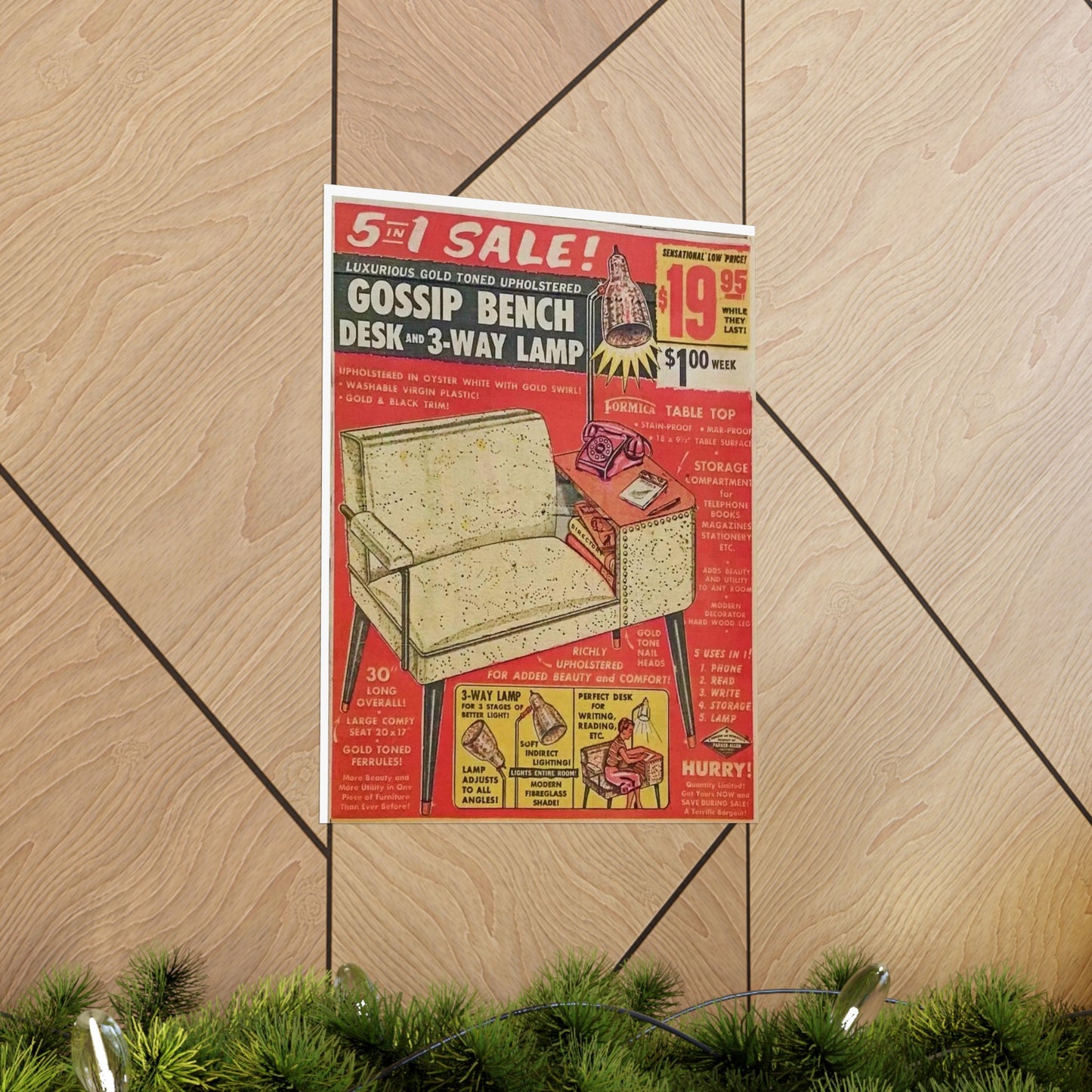 The Gossip Bench Poster