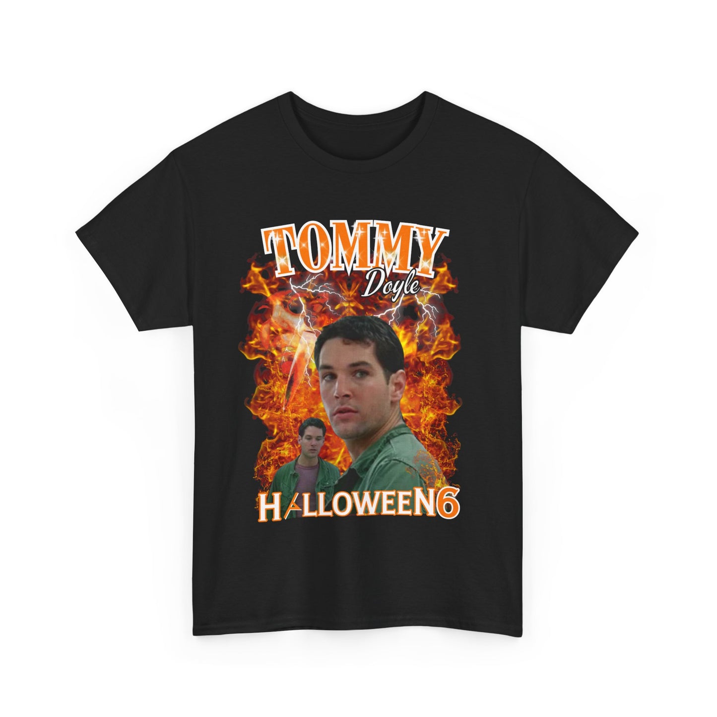 Paul Rudd as Tommy Doyle in “Halloween: The Curse of Michael Myers” Boyfriend/Girlfriend Bootleg Style T-Shirt