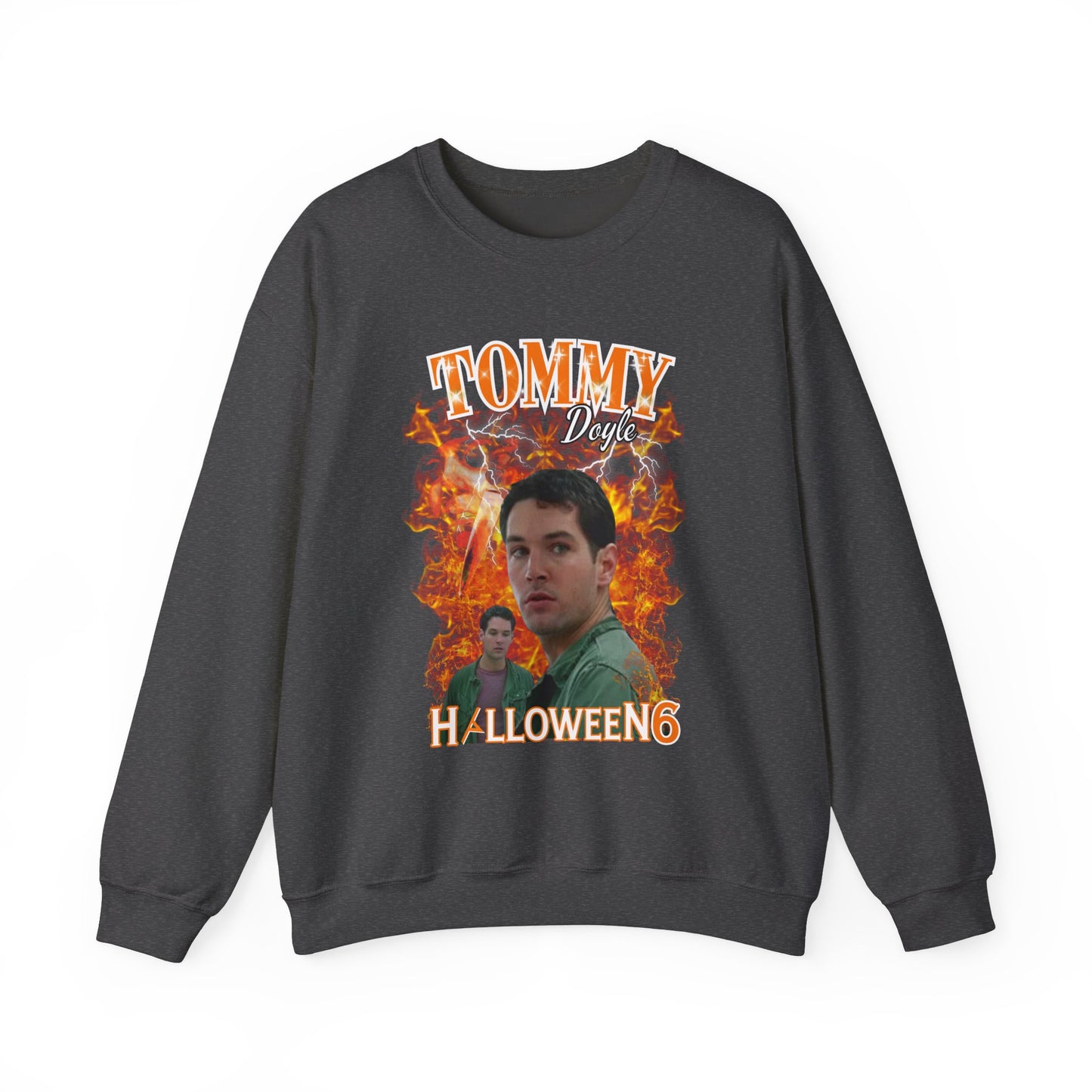 Paul Rudd as Tommy Doyle in “Halloween: The Curse of Michael Myers” Boyfriend/Girlfriend Bootleg Style T-Shirt Crewneck Sweatshirt