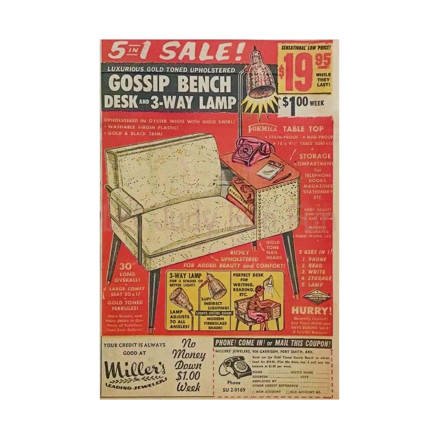 The Gossip Bench Poster