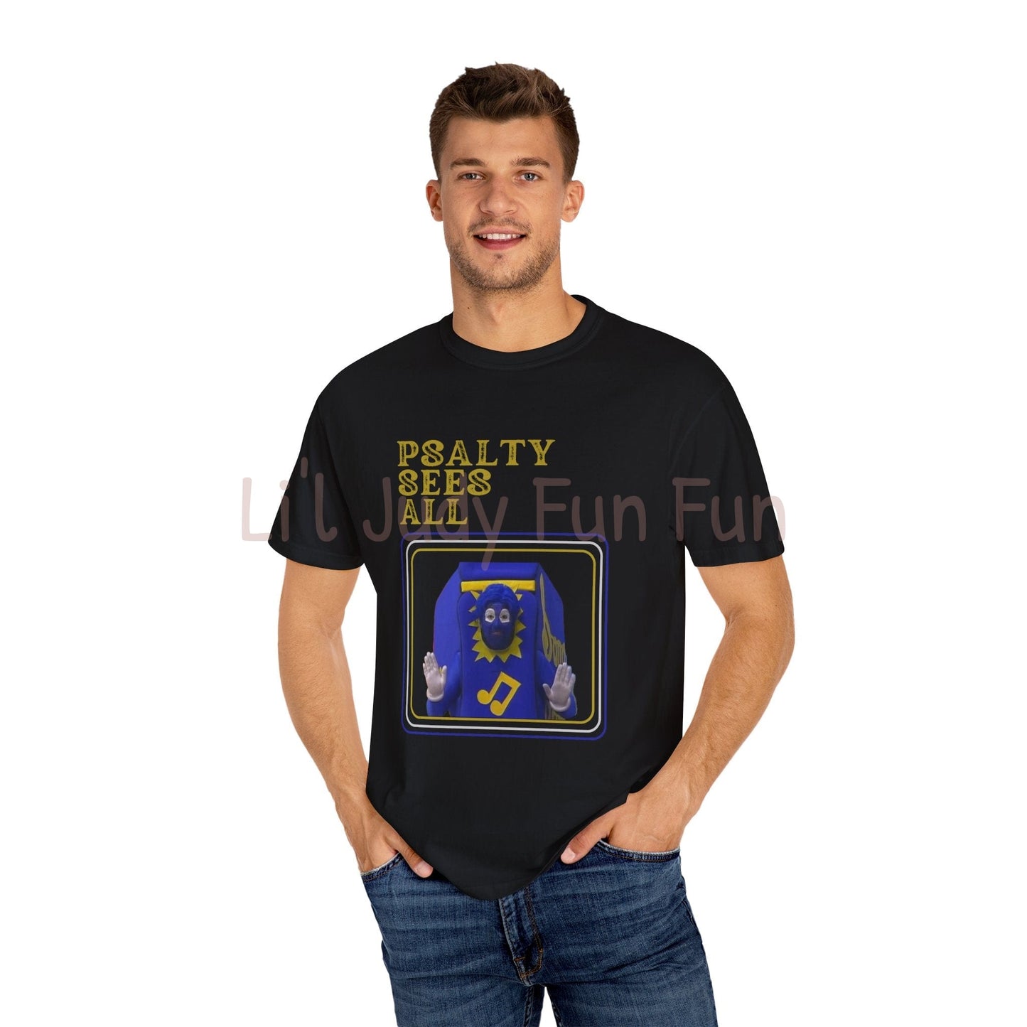 Psalty Sees All! T-Shirt (Black)