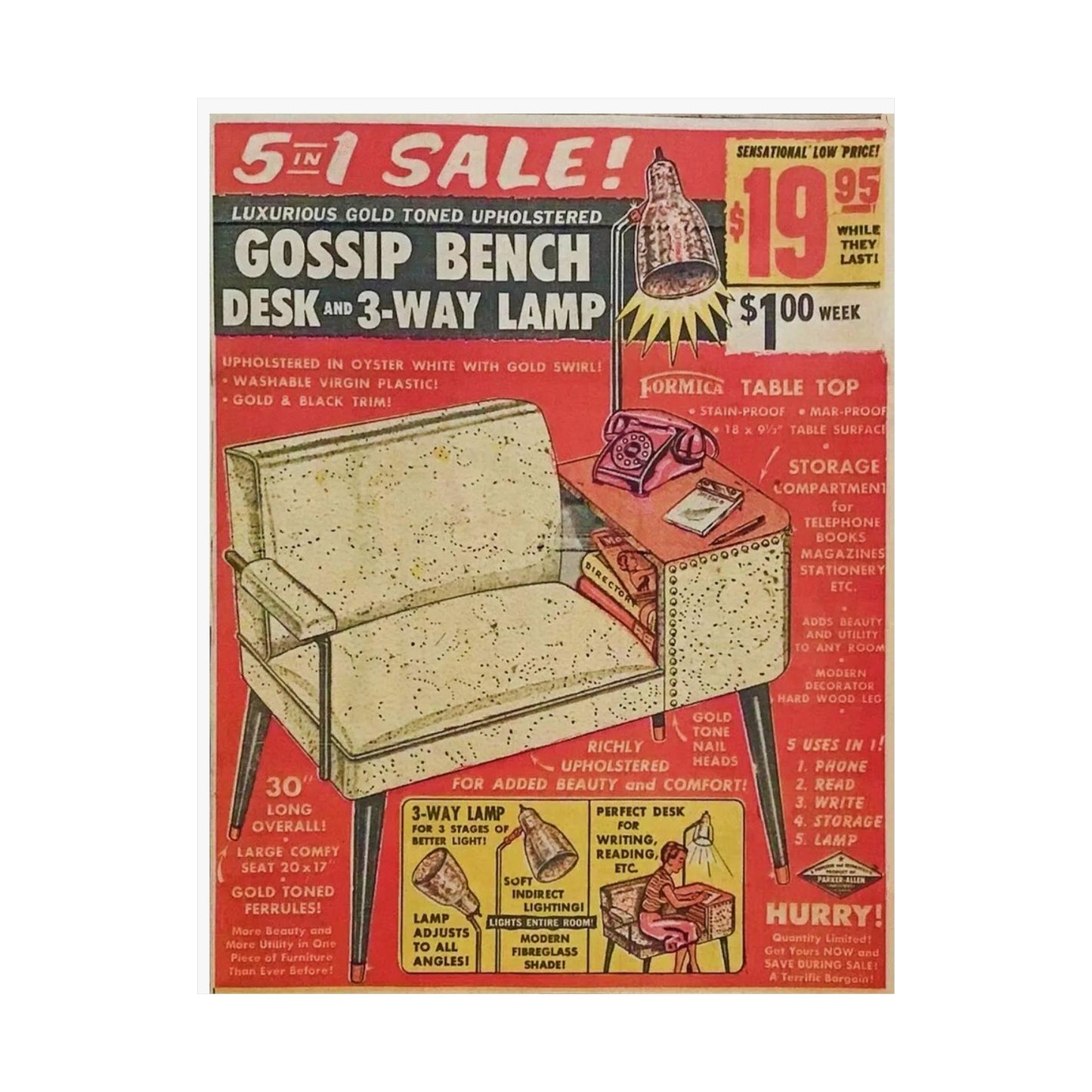 The Gossip Bench Poster