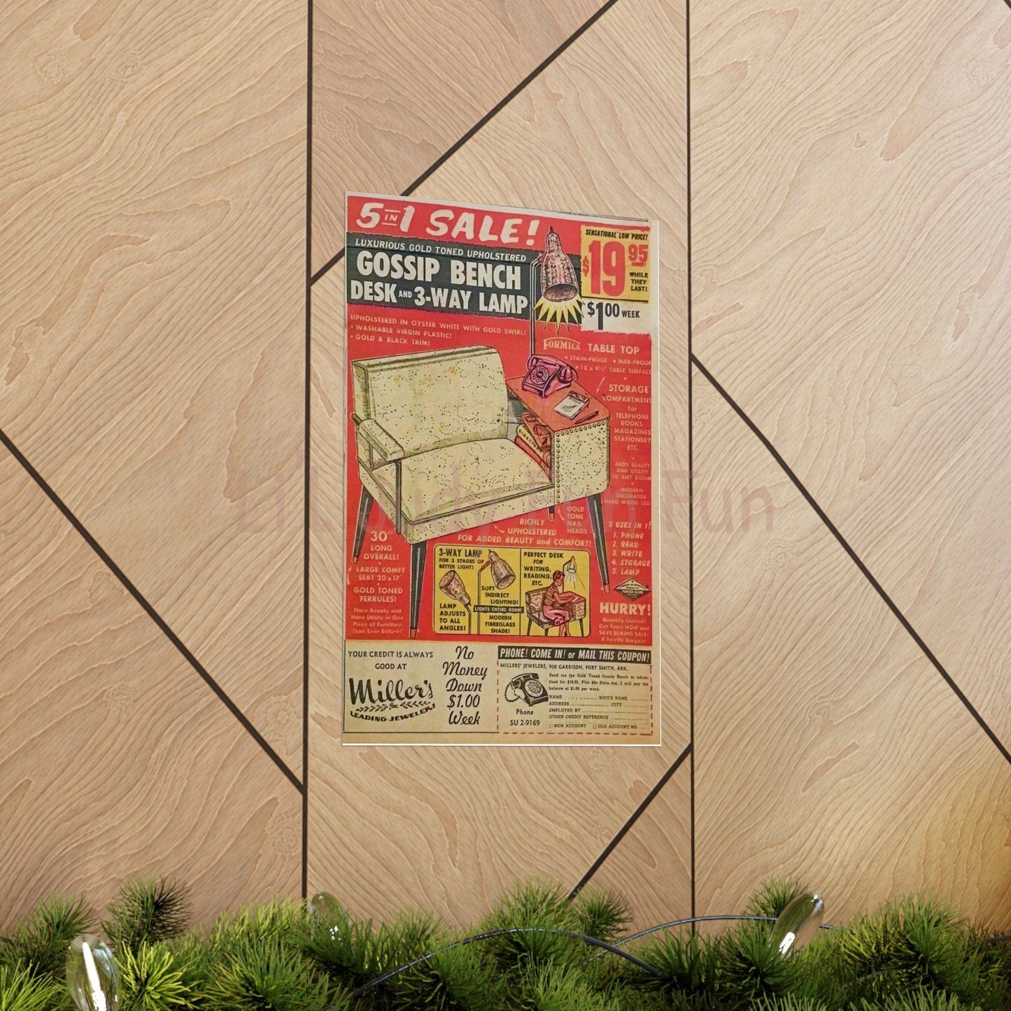 The Gossip Bench Poster