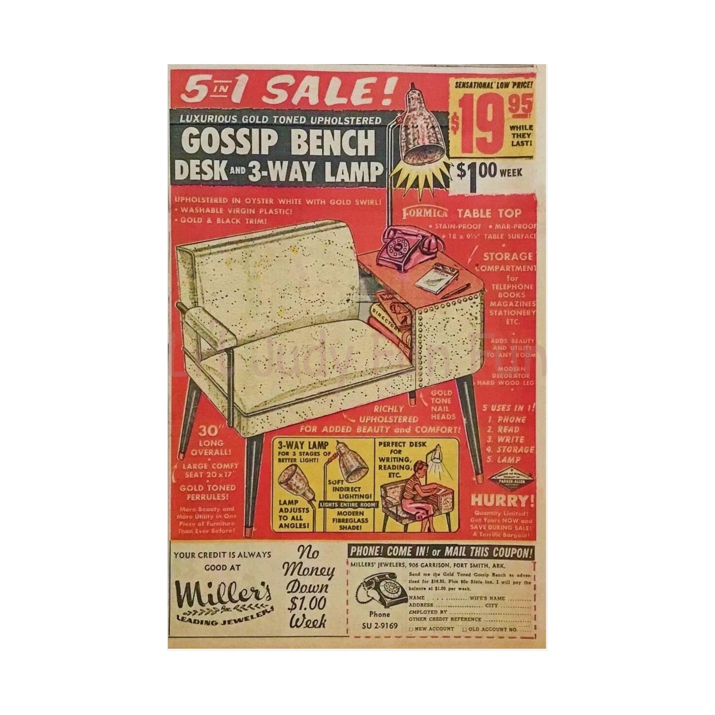 The Gossip Bench Poster