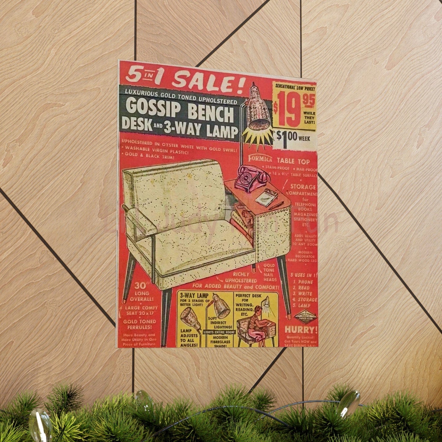 The Gossip Bench Poster