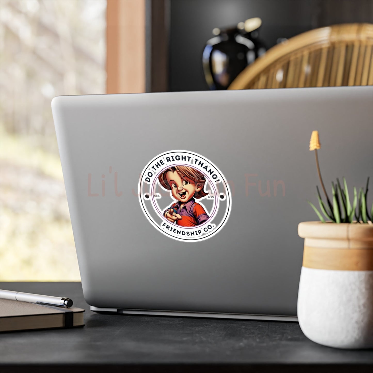 "Do The Right Thang" Version 3 Kiss-Cut Stickers